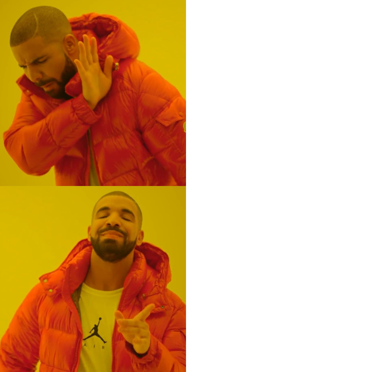 Drake Hotline Bling meme about ByRokko