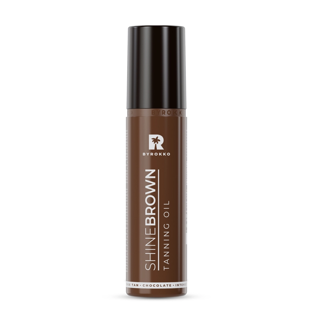 Shine Brown Chocolate Oil bottle